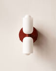 Morandi White - Rood - wandlamp