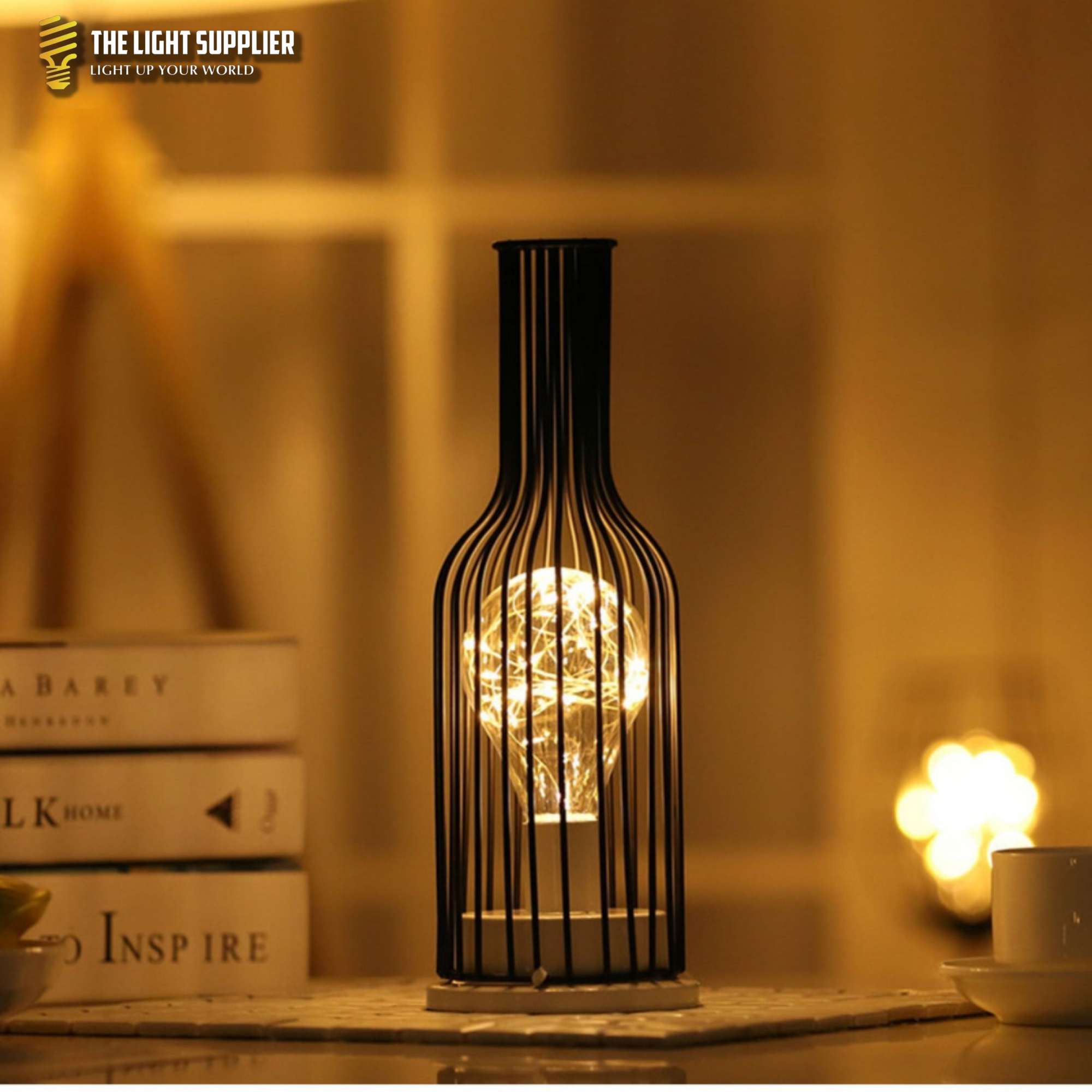 Velora - Luxe Draadloze Led Lampen Wijnfles