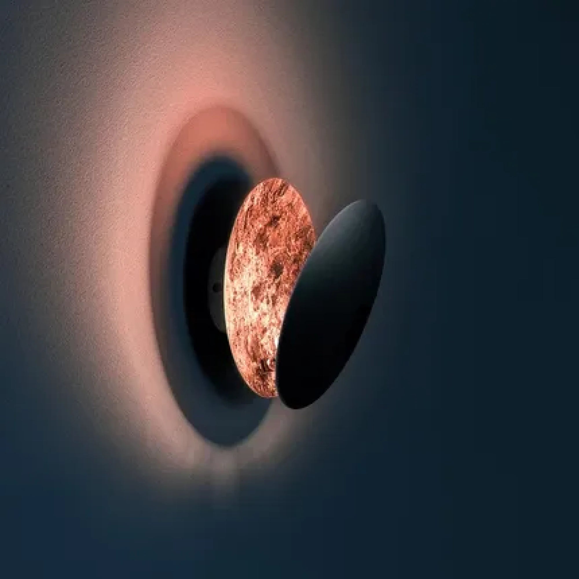 Eclipse - Zwart &amp; Rosé - Verlichting &gt; Verlichtingsarmaturen &gt; Binnenverlichting &gt; Wandlampen