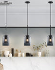 Mica Mid-Century Hanglampen met dubbel glas hanglamp