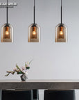 Mica Mid-Century Hanglampen met dubbel glas hanglamp