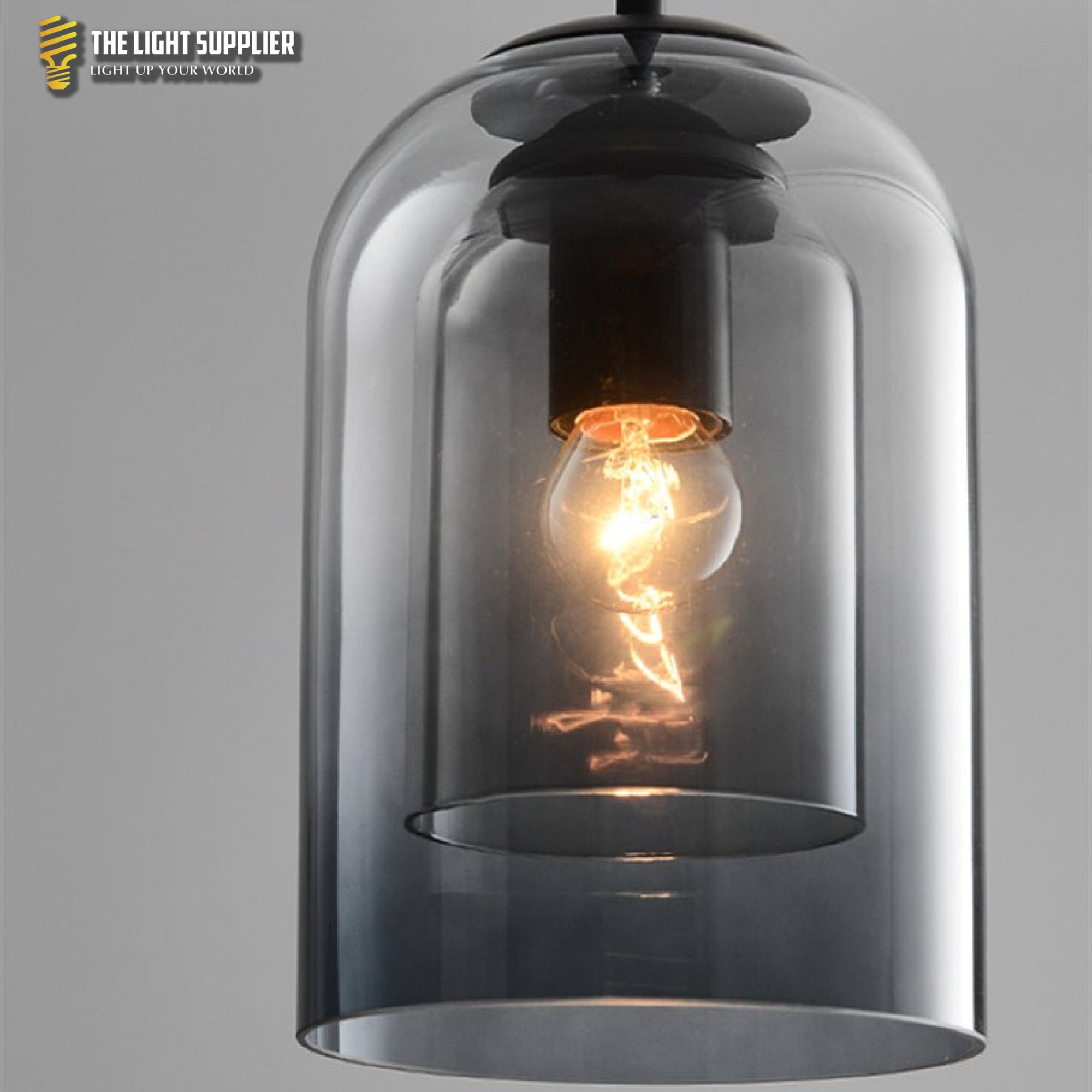 Mica Mid-Century Hanglampen met dubbel glas hanglamp
