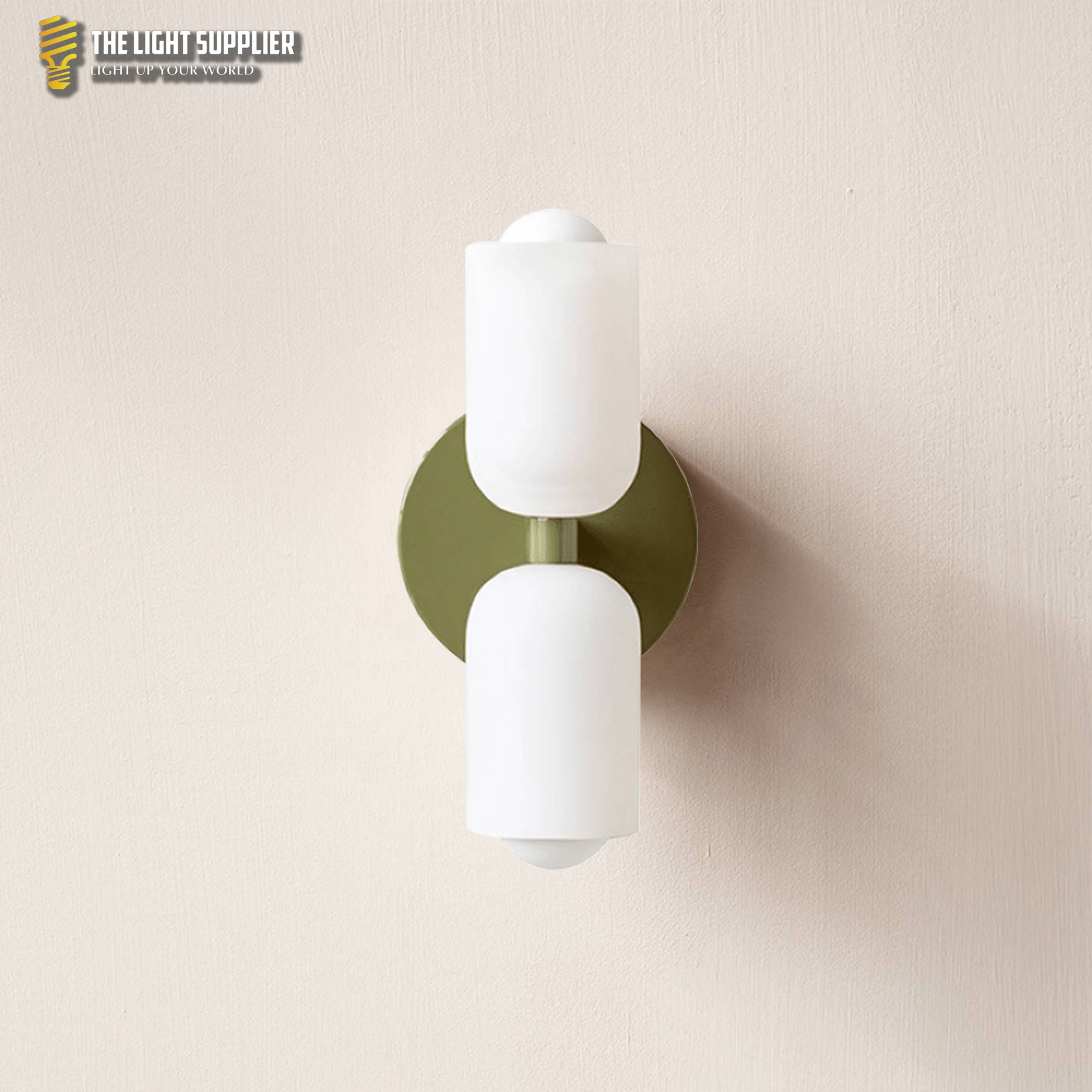 Elegante Acryl up-down Wandlamp Groen / D12×H23cm wandlamp