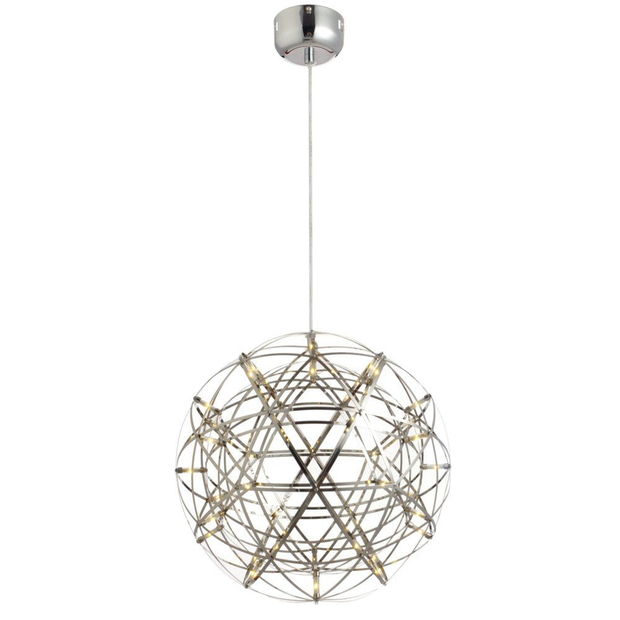 Skapetze - S.Luce Pro Atom 50 Led Hanglamp Dimbaar Chroom Huis en tuin &gt; Verlichting &gt; Hanglampen