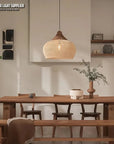 SolsticeGlow - Rieten handgemaakte lamp Ceiling lamp