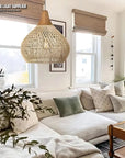 SolsticeGlow - Rieten handgemaakte lamp Ceiling lamp