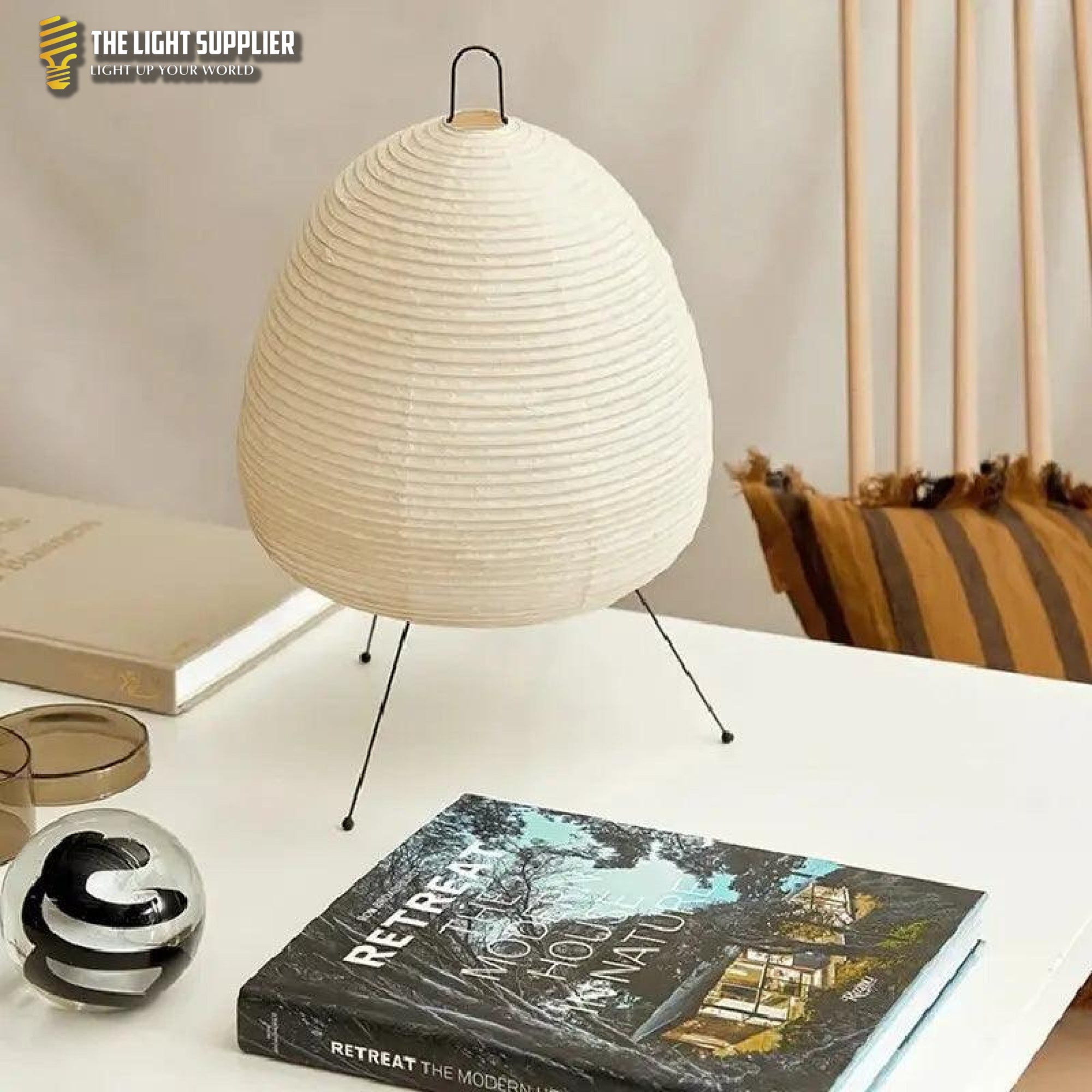 Tradilume - Noriya Design met Moderne Twist Table Lamp