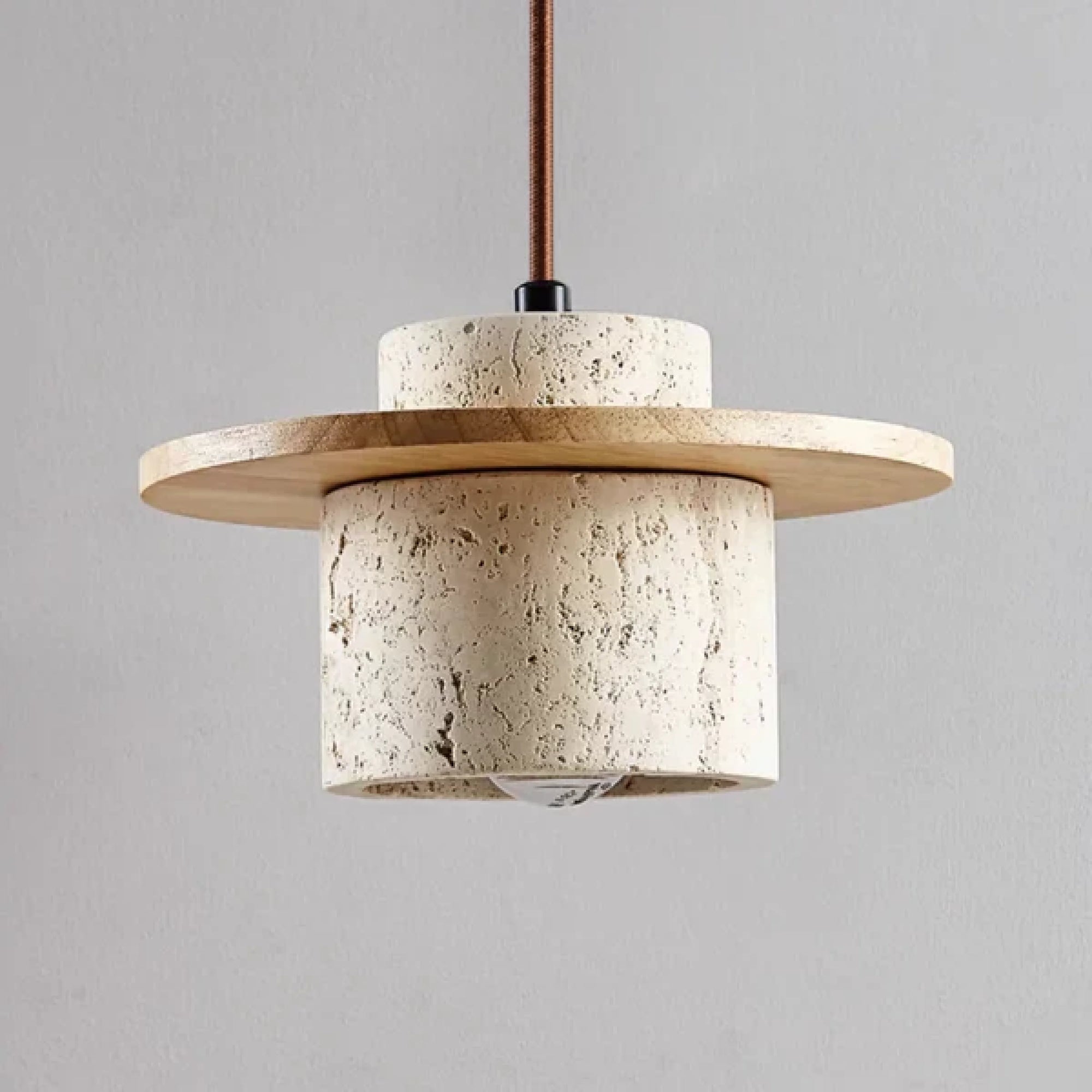 EarthLuxe – Tijdloze Travertin Design Kroonluchter